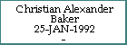 Christian Alexander Baker