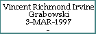 Vincent Richmond Irvine Grabowski