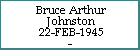 Bruce Arthur Johnston