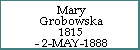 Mary Grobowska