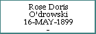 Rose Doris O'drowski