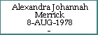 Alexandra Johannah Merrick