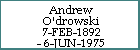 Andrew O'drowski