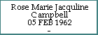 Rose Marie Jacquline Campbell