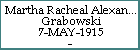 Martha Racheal Alexandria Grabowski
