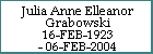 Julia Anne Elleanor Grabowski