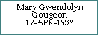 Mary Gwendolyn Gougeon