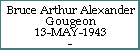 Bruce Arthur Alexander Gougeon