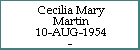 Cecilia Mary Martin
