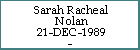 Sarah Racheal Nolan