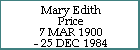 Mary Edith Price