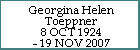 Georgina Helen Toeppner