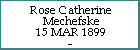 Rose Catherine Mechefske