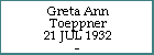 Greta Ann Toeppner