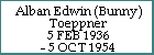 Alban Edwin (Bunny) Toeppner