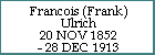 Francois (Frank) Ulrich