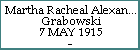 Martha Racheal Alexandria Grabowski