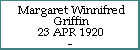 Margaret Winnifred Griffin