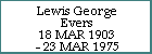 Lewis George Evers