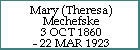 Mary (Theresa) Mechefske