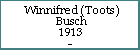 Winnifred (Toots) Busch