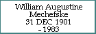 William Augustine Mechefske