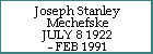 Joseph Stanley Mechefske