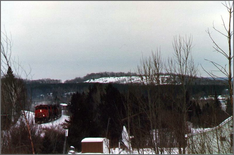 Powassan Jan 88 - Train & Mountain.jpg