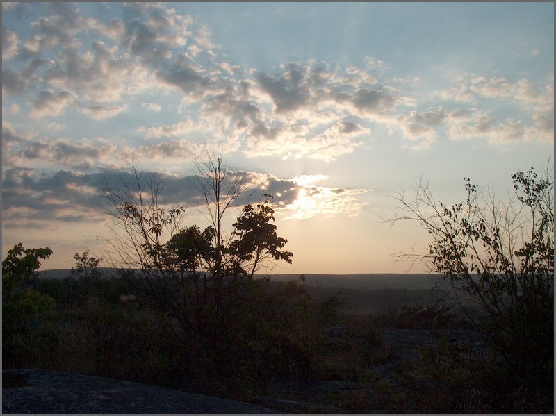 Sunset On Powassan Mountain Sept 2003.jpg