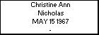Christine Ann Nicholas