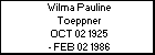 Wilma Pauline Toeppner