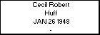 Cecil Robert Huff