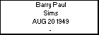 Barry Paul Sims